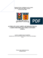 Alternativas de pavimentacion para codelco división Andina (Versión preliminar)