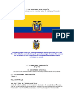 LEY DE ARBITRAJE Y MEDIACIÓN ECUADOR 2014.doc