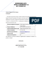 Registro Nacional Aportantes Auto Partes LlanoImport