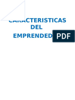 Características de Un Emprendedor