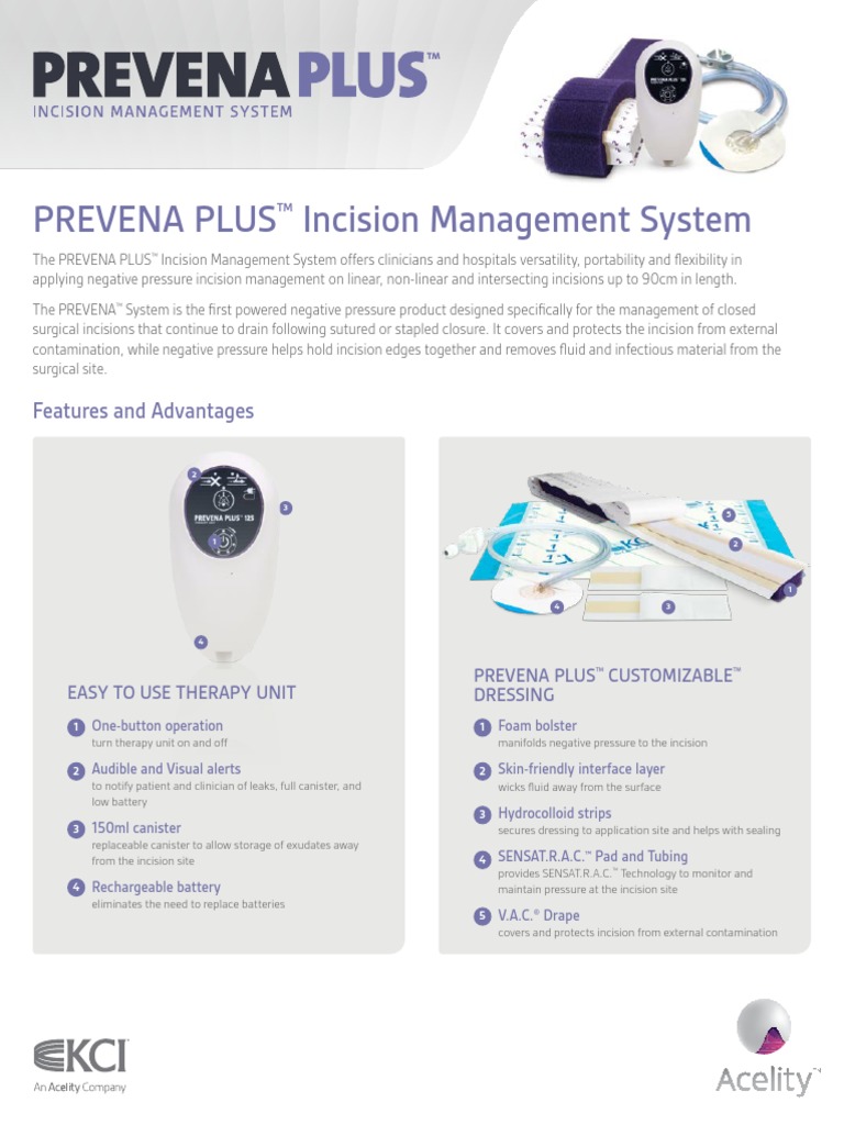Prevena Patient Brochure Wound Hospital Acquired Infection