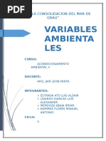 Variables Ambientales