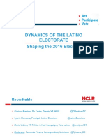 Dynamics of the Latino Electorate