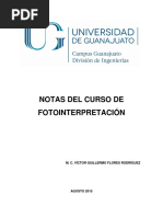 Notas del curso de Fotointerpretación