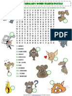 Feelings Emotions Esl Vocabulary Word Search Puzzle Worksheet PDF