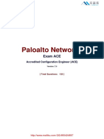 Paloalto Networks: Exam ACE