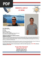 Devin Strunk Missing Person Flyer