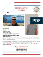 Devin Strunk Missing Person Flyer