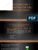 Configuración y Administración Del Espacio en Disco