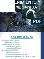 sostenimiento del masiso rocoso