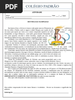 atividade olimpíadas