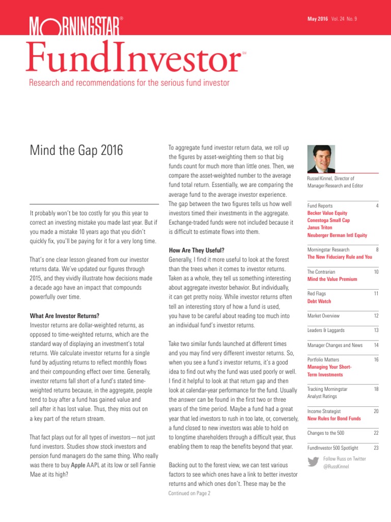 Mfi 0516 | PDF | Investor | Investing