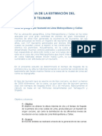 Metodologia de La Estimación Del Peligro Por Tsunami