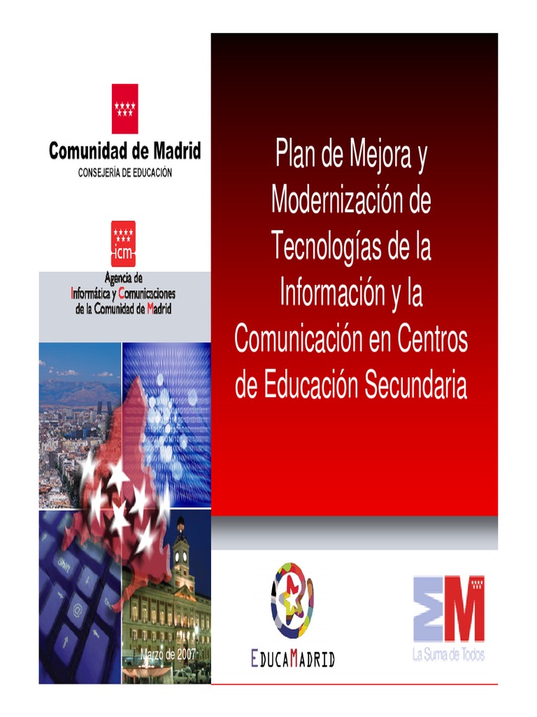 Plan de Mejora y Modernizacion de Las TIC | PDF | Tecnología de ...