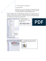 Tutorial - Design Table - Configuration