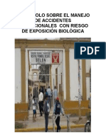 PROTOCOLO SOBRE EL MANEJO DE ACCIDENTES OCUPACIONALES  CON RIESGO DE EXPOSICIÓN BIOLÓGICA.docx