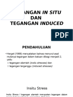 TEGANGAN IN SITU DAN TEGANGAN INDUCED