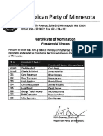 MN Republican Presidential Electors and Alternates