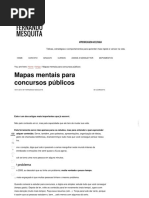 Mapas Mentais Para Concurso