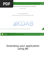 BogdanVatra Extending QT Android Apps With JNI