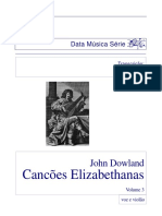 DOWLAND John Songs For Voice and Guitar - Vol 3 Transc Fraga Voce e Chitarra PDF