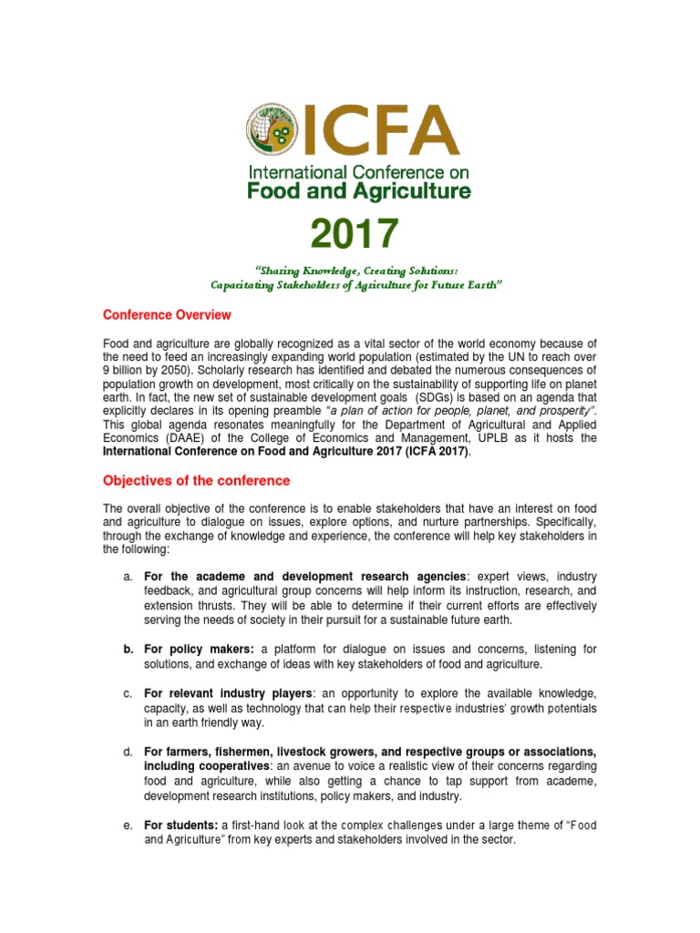 ICFA Conference Details PDF PDF