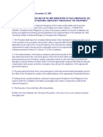 XECUTIVE ORDER NO. 384 December 12, 1989 Providing General Guidelines in The Implementation of Proclamation No. 503, "Declaring A State of National Emergency Throughout The Philippines"