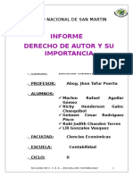 Importancia Del Derecho de Autor