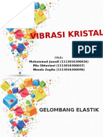 Kelompok 1 (Materi 5) Vibrasi Kristal