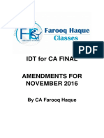 Idt Amendments For Nov 2016