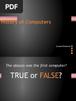 History of Computers