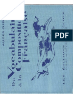 Auger-Dedieu, Du Vocabulaire à La Composition Française, Fin d'Études Primaires CEP (1955)