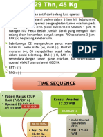 Perdarahan Aktif Pasca Operasi Tumor Ovarium