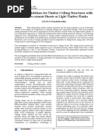 Design Guidelines For Timber Ceiling Structures With Asbestos Cement Sheets or Light Timber Planks by Prof. S.R. de S. Chandrakeerthy 2005