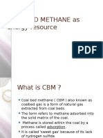 Coal Bed Methane As Energy Resource