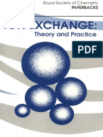 Ion Exchange Theory and Practice 2nd Edition 1994 PDF