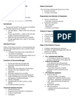 LBM - Personnel Selection Process