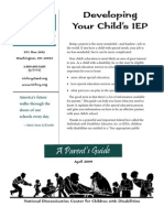 Developing Your Child's IEP