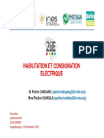 Habilitation Et Consignation Électrique 2014-01-08