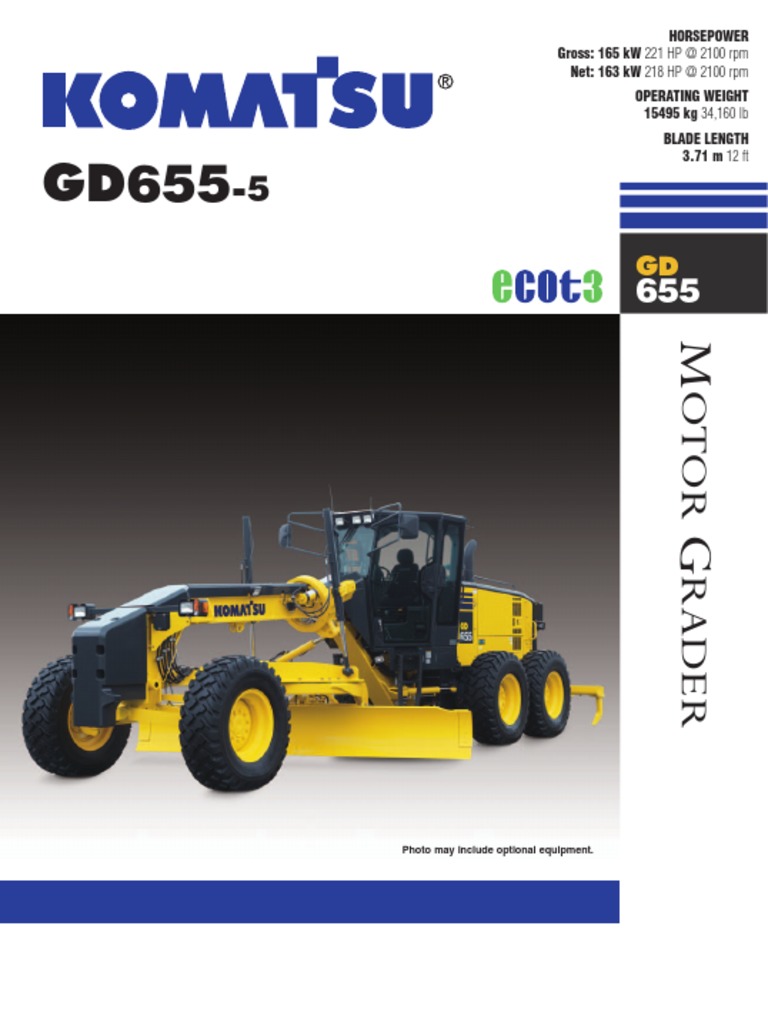 Komatsu GD655-5 PDF | PDF | Manual Transmission | Transmission (Mechanics)