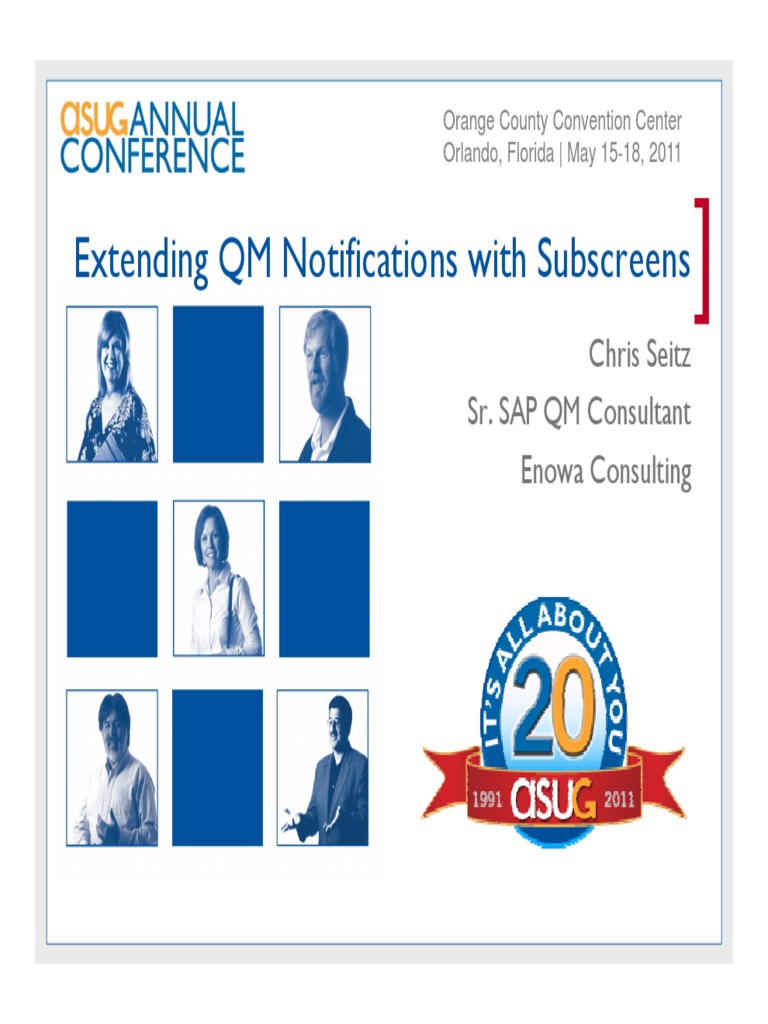 Extending QM Notifications with Subscreens | PDF | Business Process ...