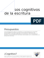 Procesos Cognitivos de La Escritura