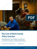 The Cost of Work-Family Policy Inaction: Quantifying The Costs Families Currently Face As A Result of Lacking U.S. Work-Family Policies