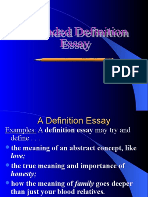 1extendeddefinitionessayfinallt330h Definition Essays