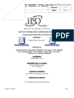 Estructura de Anteproyecto Tecnm D Ac Po 012 08