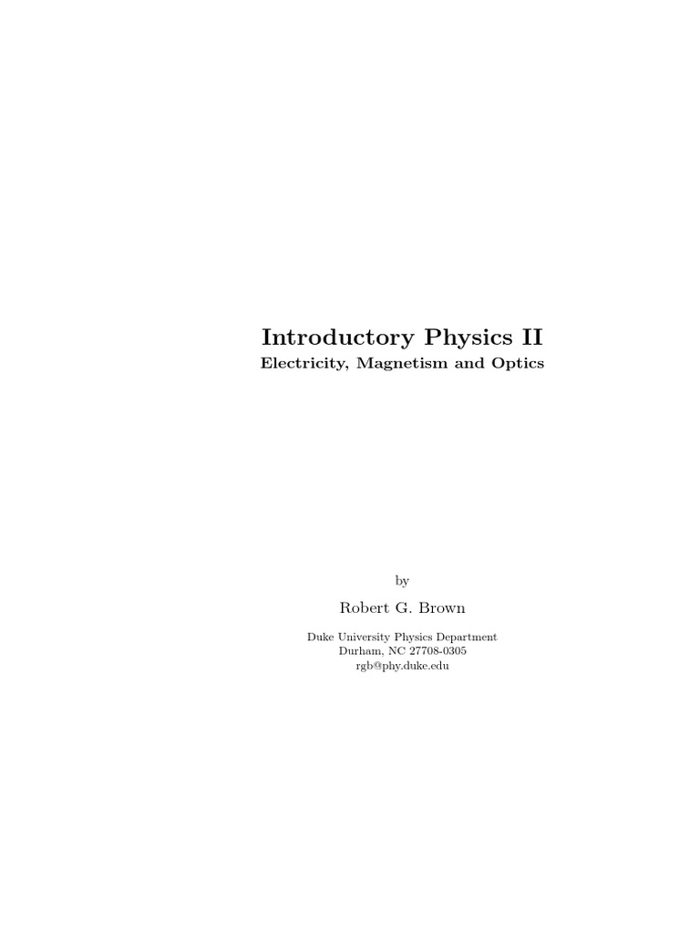 Brown Intro Physics 2.a4 | PDF | Teaching Methods & Materials | Science ...