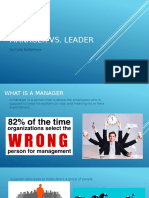 Manager Vs