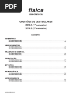 Física - Mecânica - Questões de Vestibulares de 2016