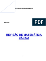 Matemática - Apostila Resumo - Revisão de Matemática Básica