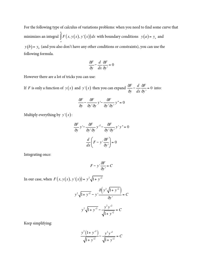 Calculus of Variations PDF